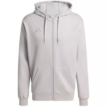 adidas Entrada 26 Felpa con cappuccio full zip uomo grigia 2XL