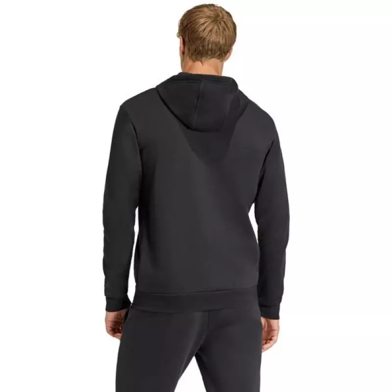 adidas Entrada 26 Felpa con cappuccio full zip uomo nera Medium