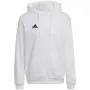 adidas Entrada 22 Felpa con cappuccio uomo bianco HG6302 2XL