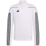 adidas Tiro 23 League Giacca da allenamento bianco/nero IB8477 junior 128cm