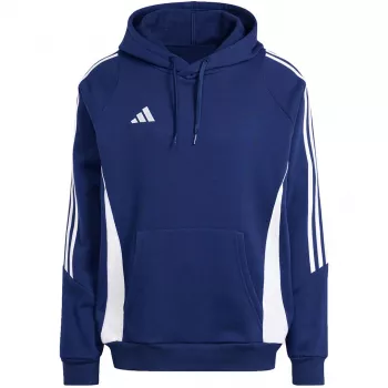 adidas Tiro 24 felpa con cappuccio Sweat Hooded Team Navy Blue/bianco uomo calcio