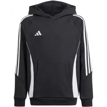 adidas Tiro 24 felpa con cappuccio nero IJ5611 140 cm