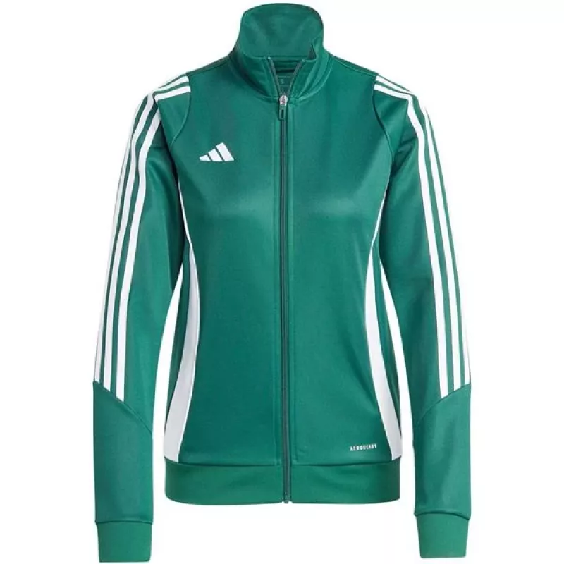 adidas Tiro 24 maglia da allenamento per donna con zip a quarto - Team Green - 2XL