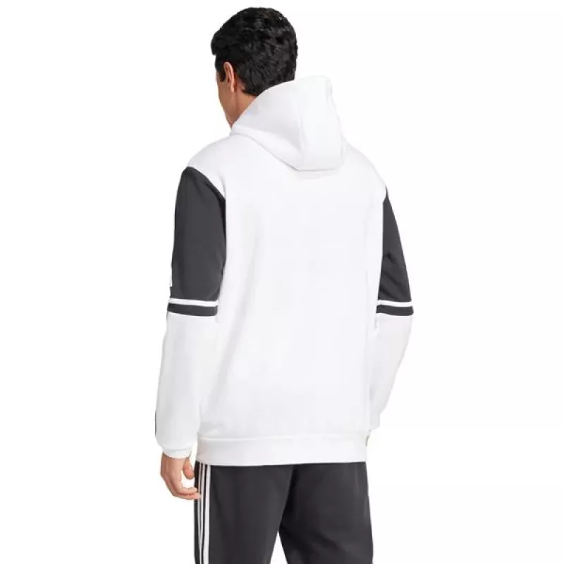 adidas Squadra 25 felpa con cappuccio uomo bianco/nero XL