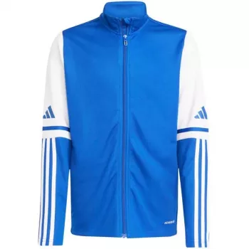 adidas Squadra 25 felpa da allenamento bambino blu/bianco JD4798 116 cm