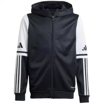 adidas Squadra 25 felpa con cappuccio bambino nero/bianco 164cm