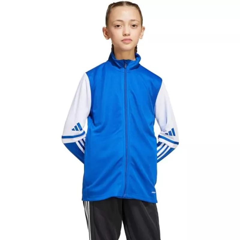 adidas Squadra 25 giacca da allenamento junior Team Royal Blue/bianco 140cm