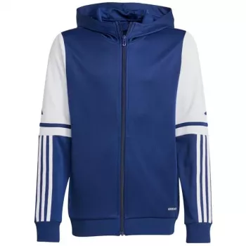 adidas Squadra 25 felpa con cappuccio bambino Navy Blau/Weiß 164cm