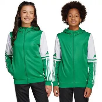 adidas Squadra 25 felpa con cappuccio bambino verde/bianco 164cm