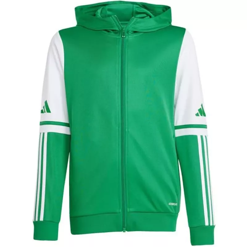 adidas Squadra 25 felpa con cappuccio bambino verde/bianco 164cm