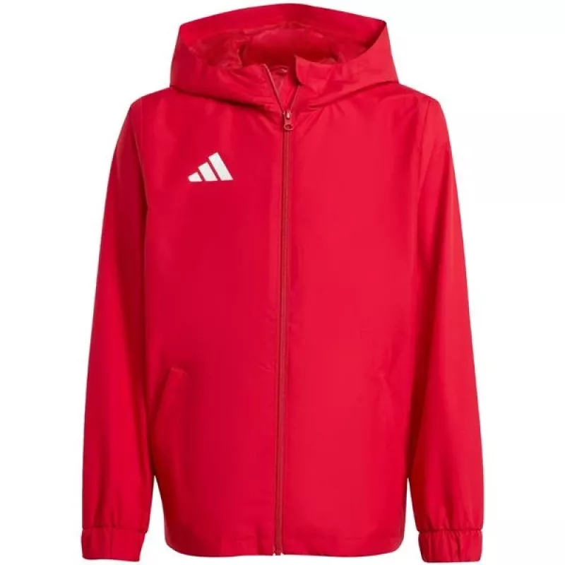 adidas Entrada 26 giacca all-weather bambino unisex rosso 152 cm