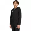 adidas Entrada 26 felpa con cappuccio full zip bambino nero 116cm