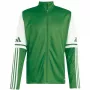 adidas Squadra 25 Felpa da allenamento uomo Team Green/Bianco taglia S