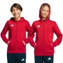 adidas Entrada 26 Full Zip Hoodie bambino Rosso KH1781 152cm