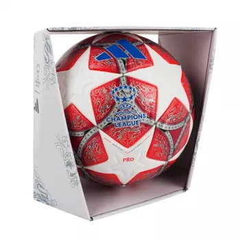adidas UCL Women's 25/26 Final Pro pallone da calcio taglia 5 rosso/bianco