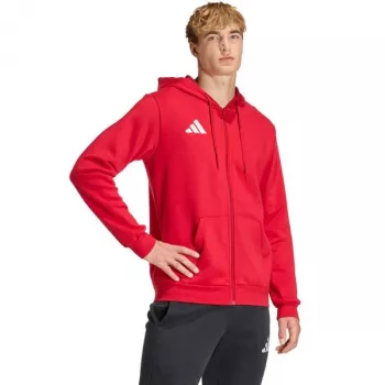 adidas Entrada 26 Full-Zip Hoody uomo Rosso taglia S
