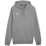 PUMA Team Goal Casuals felpa con cappuccio grigio melange uomo M
