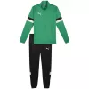 PUMA Team Rise Tuta da allenamento uomo in verde pepe e Puma Black, taglia S