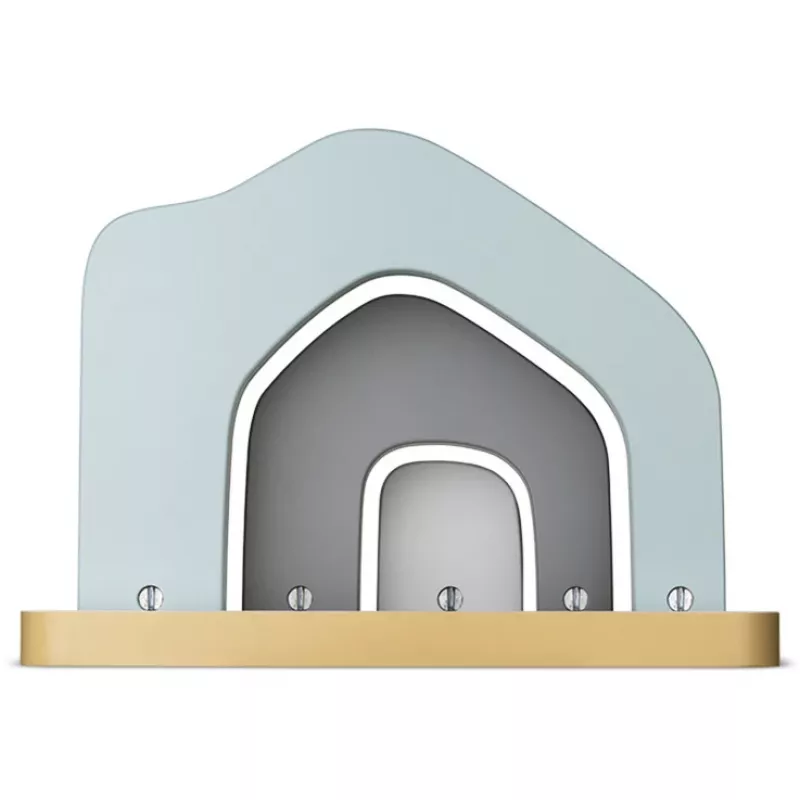 TONIES Mini scaffale - casa 11003995 (rosa) - scaffale in MDF a forma di casa rosa con 2 ripiani, 3 scomparti, per camerette, camere dei bambini, certificato EN 71