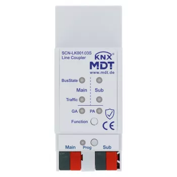 MDT SCN-LK001.03S accoppiatore di linea/area KNX con Data Secure e funzione proxy