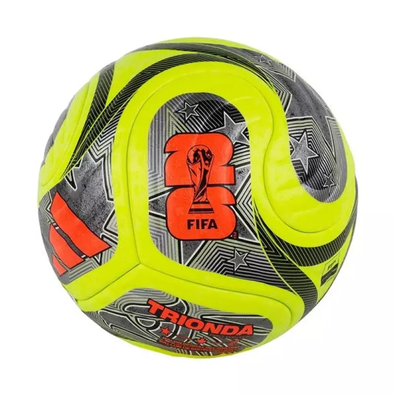 adidas World Cup 26 Trionda Pro pallone da calcio invernale taglia 5 verde/nero/argento JD8023