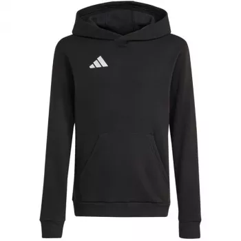adidas Entrada 26 Hoody bambino felpa con cappuccio nero 140 cm