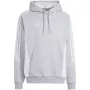 adidas Tiro 24 felpa con cappuccio grigio melange/nero