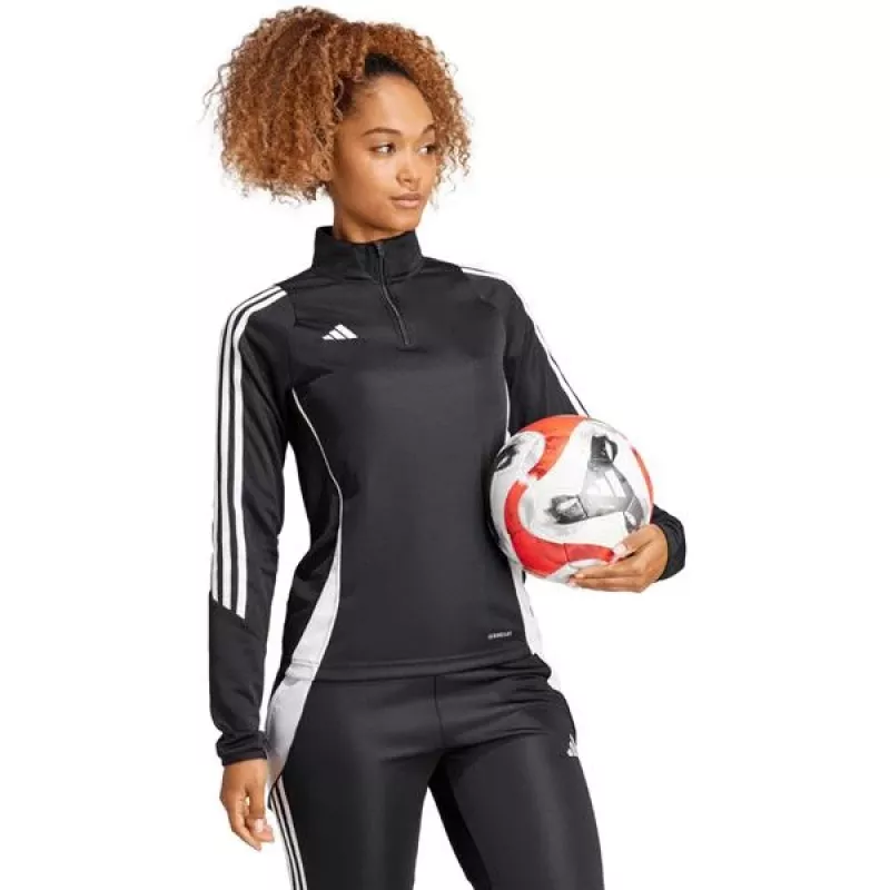 adidas Tiro 24 felpa da allenamento donna nero L