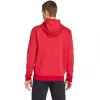 adidas Entrada 26 felpa con cappuccio uomo rosso L