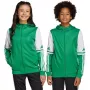 adidas Squadra 25 felpa con cappuccio bambino verde/bianco 152cm