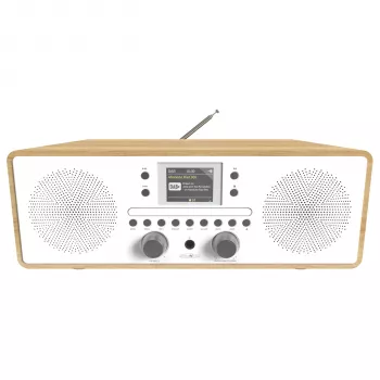 Reflexion HRA21DAB+ radio da sottopensile bianca DAB+ FM con lettore CD, doppia sveglia, telecomando
