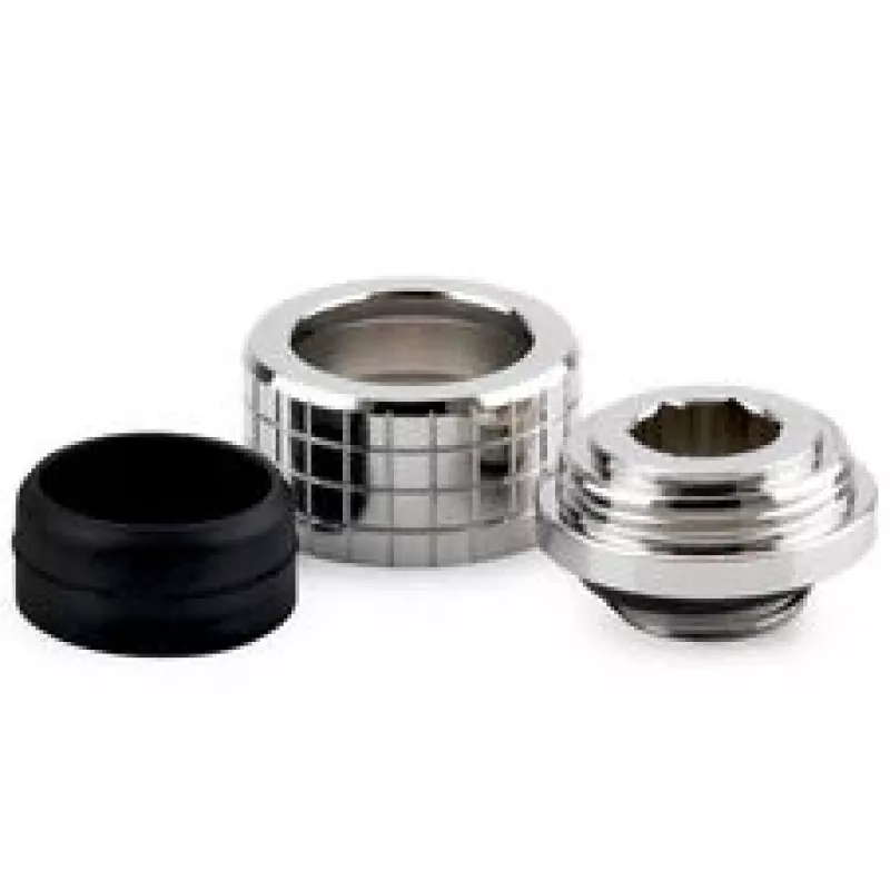 Thermal Grizzly DeltaMate raccordo a compressione, ottone - nichel lucido, HT14, confezione da 6