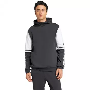 adidas Squadra 25 felpa con cappuccio uomo nero/bianco S