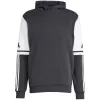 adidas Squadra 25 felpa con cappuccio uomo nero/bianco S
