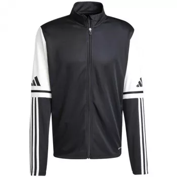 adidas uomo Squadra 25 giacca da allenamento nero/bianco Slim Fit mezza zip AEROREADY poliestere riciclato taglia S