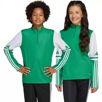 adidas Squadra 25 maglia da allenamento junior Team Green/bianco JP3160 128cm