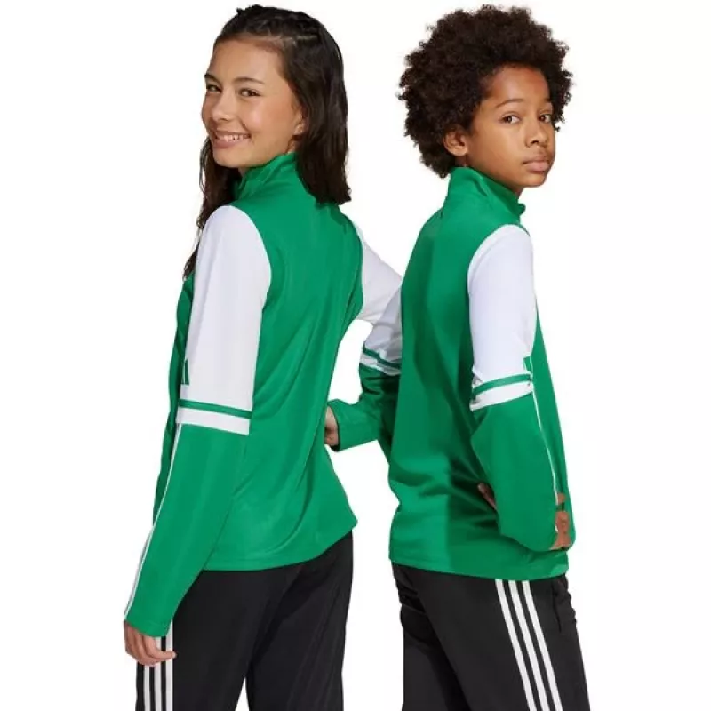 adidas Squadra 25 maglia da allenamento junior Team Green/bianco JP3160 128cm