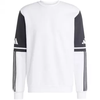 adidas Squadra 25 Sweat Crew felpa uomo bianco/nero 2XL
