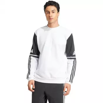 adidas Squadra 25 felpa girocollo uomo bianco/Core Black taglia L