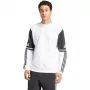 adidas Squadra 25 felpa girocollo uomo bianco/Core Black taglia L