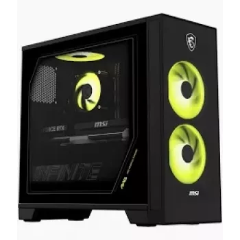 MSI Infinite S AI 2NVM5-006AT PC desktop, Intel Core Ultra 5 225F, 16GB DDR5, 1TB SSD, GeForce RTX 5060 Ti, Windows 11 Home, nero
