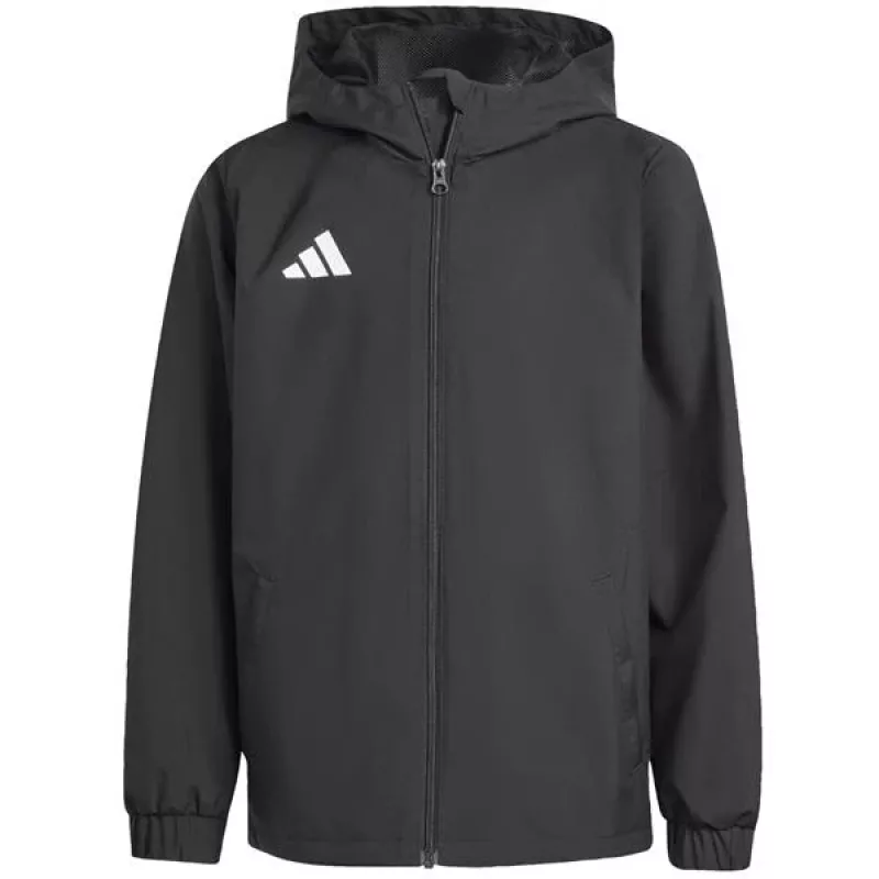 adidas Entrada 26 giacca all weather bambino nero JZ9104 128cm