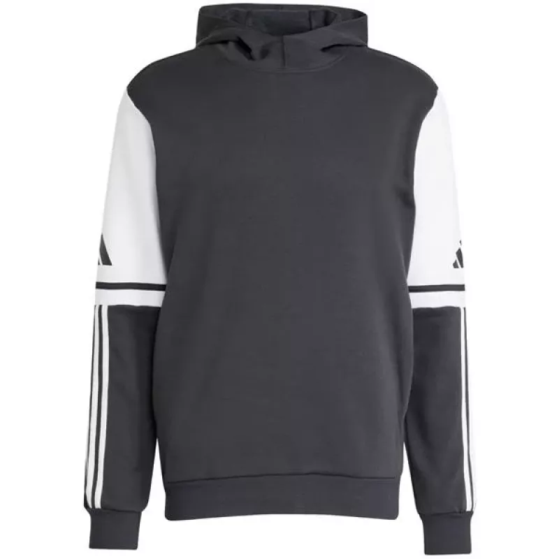 adidas Squadra 25 felpa con cappuccio uomo nero/bianco L