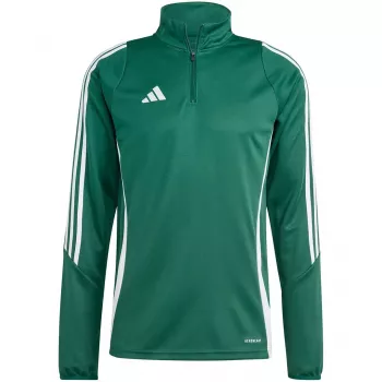 adidas Tiro 24 maglia da allenamento felpa verde-bianco IS1040 M