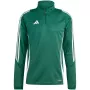 adidas Tiro 24 maglia da allenamento felpa verde-bianco IS1040 M