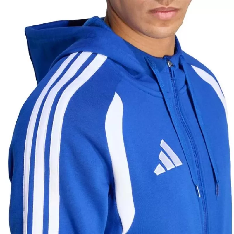 adidas Tiro 26 League felpa con cappuccio full zip uomo blu KF9105 taglia S