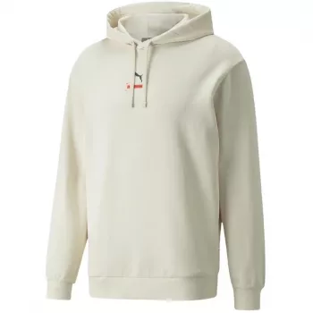 Puma Better Hoodie TR felpa con cappuccio uomo in Pebble Beige con coulisse e tasca a canguro