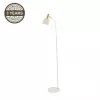 Lampada da terra DAVI ML68915-1 40W E27 nero/grigio