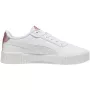 PUMA Carina 2.0 GirlPower sneaker donna - bianco/nero/rosa - EU 37