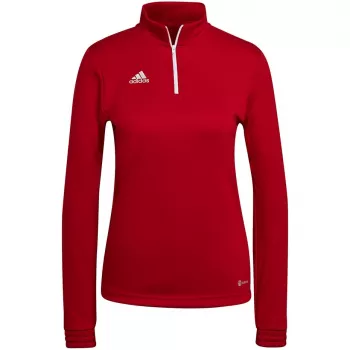 adidas Entrada 22 maglia da allenamento felpa donna rosso L